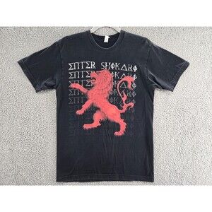Enter Shikari Shirt Mens Medium Emo Electronic Rock Band Tee Lion